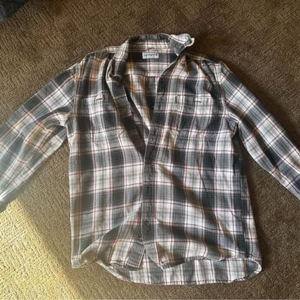 Carhartt Heavyweight Plaid Flannel Button-Down